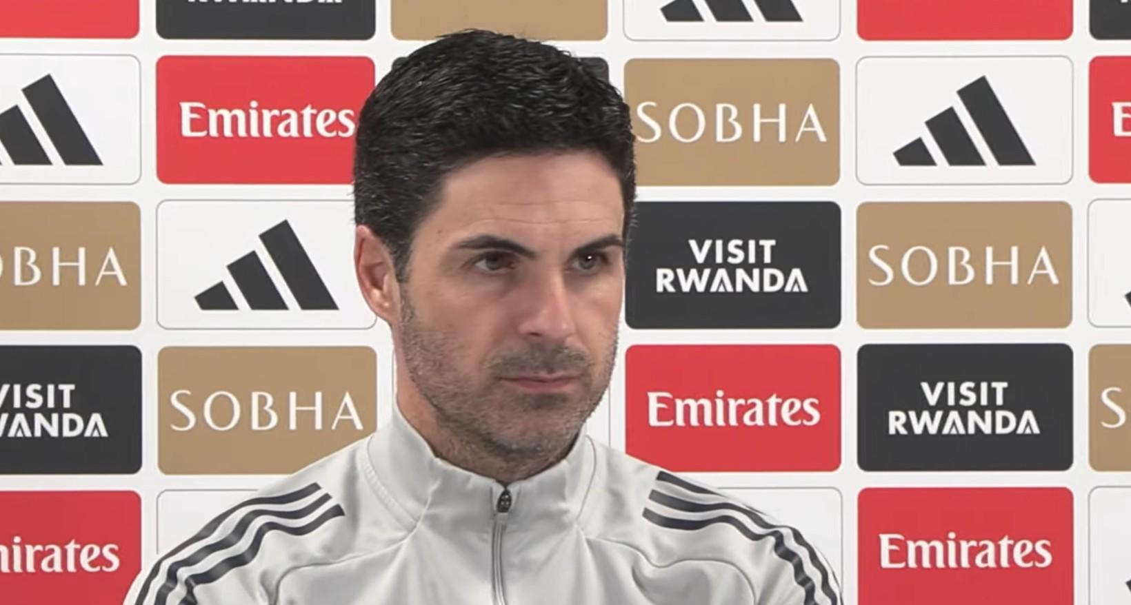 意甲-阿尔特塔：哈弗茨还不能首发；萨利巴和特罗萨德出战存疑